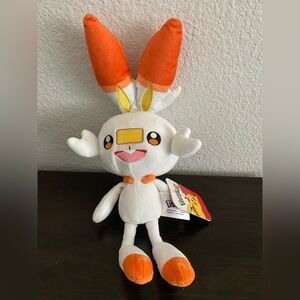 Pokemon SCORBUNNY Plush New Collectible by Jazwares & Nintendo